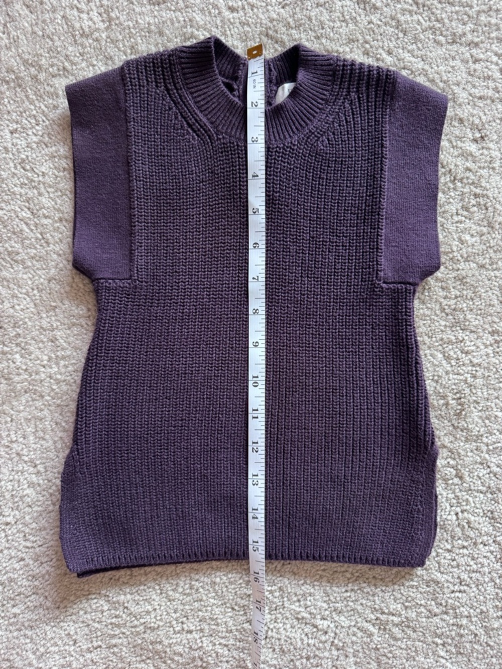 Banana Republic Baby - Sleeveless Knit Sweater Vest in Deep Plum 12-18 months